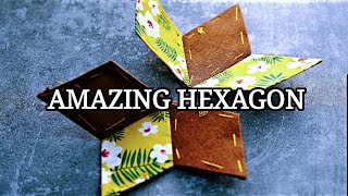 Amazing HEXAGON /My New Patchwork Design /  patchwork quilt idea / パッチワークキルト