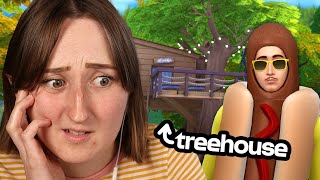 can my sim survive living in just the TREEHOUSE?