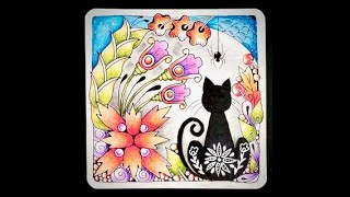 "Talking to the Moon" Zentangle Inspired Class