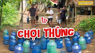 Hilarious Barrel Throwing Challenge That Made the Whole Team Laugh Until They Fainted | Team Hoai...