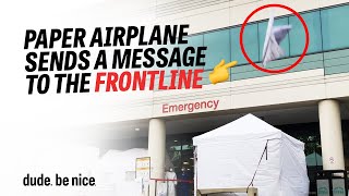 PAPER AIRPLANE SENDS SECRET MESSAGE!