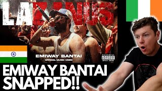 EMIWAY BANTAI - LAZANUS ((OFFICIAL MV')) IRISH REACTION