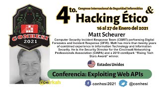 Conference: Exploiting Web APIs