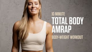 10MIN Total Body AMRAP // Quick, No Equipment Workout