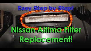 2005 Nissan Altima Cabin Air Filter Replacement - Is Your Nissan Altima Hiding a Dirty Secret?