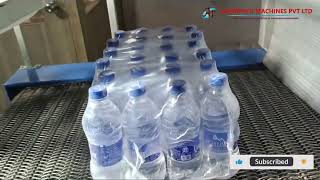4 Line Web Sealer with Shrink Wrapping Machine for Water Bottles | High-Speed Packaging