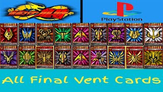 [PSX/PS1] Kamen Rider Ryuki ps1 All Final Vent cards