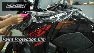 NuGen PPF | Self Healing Gloss Paint Protection Film | F24 Car Care | Suzuki V-Strom 250