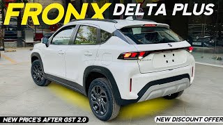 Maruti Suzuki Fronx Delta Plus 2026 Model New GST Price Discount Features Mileage All Details 