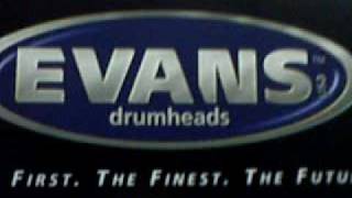 Evans Onyx Black Drum Heads: Opening