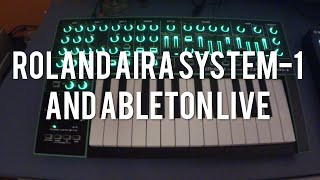 Roland AIRA System-1 and Ableton Live