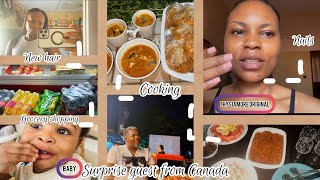 Wife Diaries: Trying New Hair, Surprise Guest from Canada, Cooking for family. Cotonou Living.