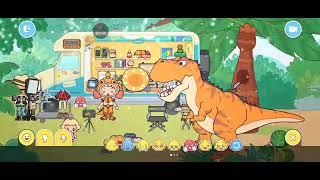 poop song and gaming     AHA WORLD DINO LAND