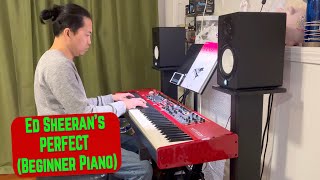 ED SHEERAN "PERFECT" (BEGINNER PIANO)