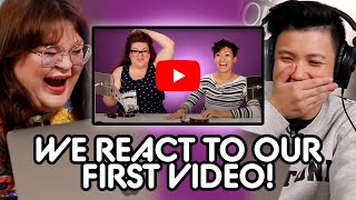 Kristin & Jen React To Their First Youtube Video | Kitchen & Jorn