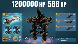 [WR] 1,200,000 HP UE FENRIR UE Redeemer Taran w/ Stealther | War Robots Gameplay