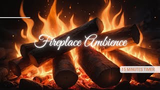 Relax by the Fire • 10 Min Sensory Break #timer