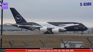 LIVE A380 100 YEARS LIVERY Munich Airport Plane Spotting MUC, 25.02.2026