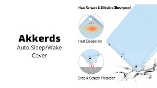 Akkerds | Case Compatible with iPad 10.2 Inch 2021/2020 iPad 9th/8th Generation