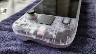 Steam Deck mit transparenten Case