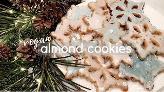 vegan almond cookies ~ easy & delicious ❄️