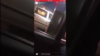 man tries to order from drive thru, gets car in other lane taking order