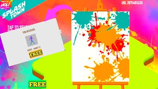 FREE FIRE NEW HOLI EMOTE IN FREE ||FREE FIRE NEW HOLI EVENT ||FREE FIRE NEW EVENT