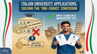 How to Apply to MULTIPLE Italian Universities: The Truth About Universitaly vs. Pre-Evaluation!