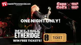 Melissa Etheridge Ticket Giveaway Cape Cod X