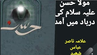 Ameer Sirf Ali a.s he / Imam Hassan a.s ki jag Allama Nasir Abbas  Shaheed