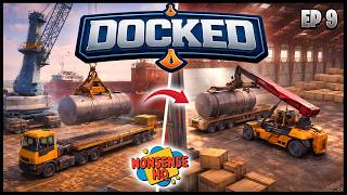 I Moved 3 Massive Loads from Ship to Warehouse | Docked Ep 9 | NonsenseHQ #simulator  #docked