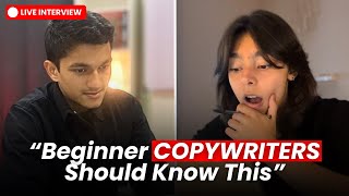58Mins Of Copywriting Advice Every Beginner Needs To Know (Interview)