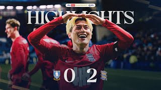 HIGHLIGHTS | Sheffield Wednesday 0-2 Birmingham City | Kyogo and Ducksch seal away day W 👌