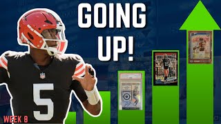Top 10 GOING UP in Value - Football Cards - 2024 NFL  Week 8