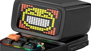 Divoom Ditoo Retro Pixel Art Bluetooth Portable Speaker Alarm Clock DIY LED Display Board, Birthday