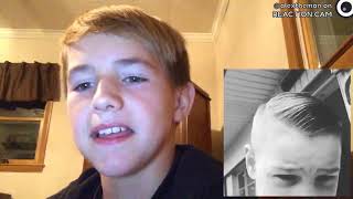 New haircut REACTION