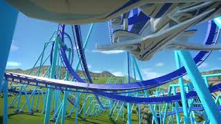 Excelsior 313 A Giga Vertical Launched Flying Roller Coaster #planetcoaster #rollercoaster
