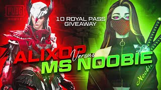1v1 Alix OP vs Ms Noobie M24 | 🔥10 RP GIVEAWAY🔥 | GIVEAWAY RESULTS