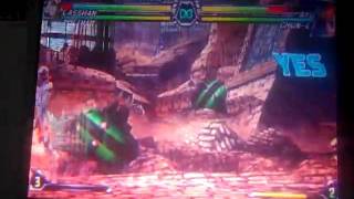 Tatsunoko vs Capcom :: Cash unblockable setup in game