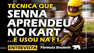 AYRTON SENNA aprendeu isso KART - Fórmula 1 | F!