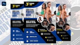 Gym Poster Design in Photoshop Tutorial | RK Graphic | #photography #graphics #photoshoptutorial