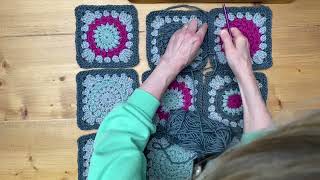 Cwtch Cushion Project : Joining the squares
