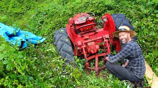 Salvaging an Abandoned Vintage Tractor - David Brown 25
