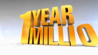 1 Year Million logo opener