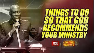 Dr  John Akpami  - Things to do so that God recommends your ministry   Talk 3 IMF2025