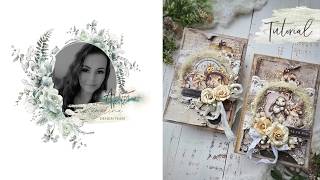 Jak zrobić Vintag'owe kartki Wielkanocne? #tutorial #diy #scrapbooking