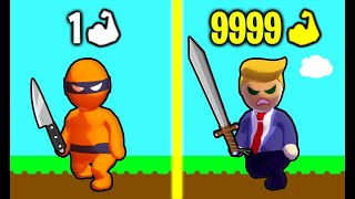 MOST POWERFUL NINJA EVOLUTION! Max Level Weapon & Power in Stealth Master! (9999+ Level Ninja!)