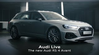 Audi Live - Online premiere of the new RS 4 Avant