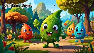 🎶 Jellybean Mulberry Bush |The Leaf 🌿Learning Song +More  Nursery Rhymes For kids -Jellybean Jingles