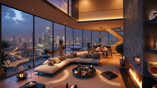 Cozy Apartment Ambience in Madrid, Spain | Soft Jazz Instrumental Music for Stress Relief